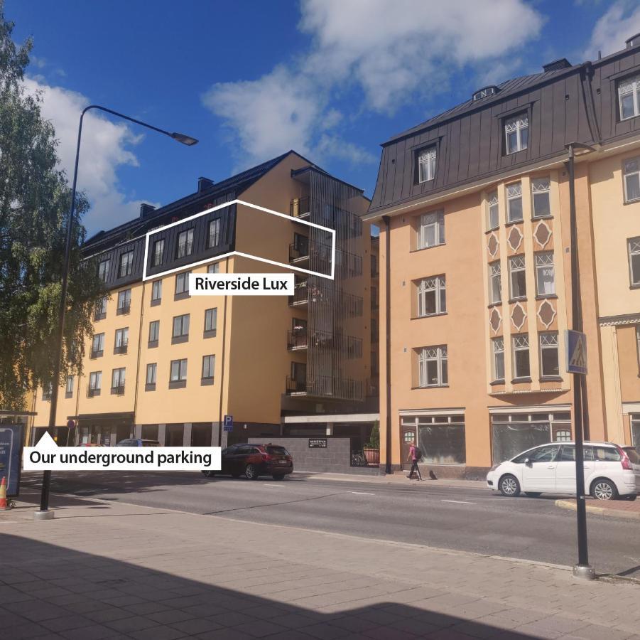 Riverside Lux With 2 Bedrooms, Car Park Garage And Sauna ตูร์กู ภายนอก รูปภาพ