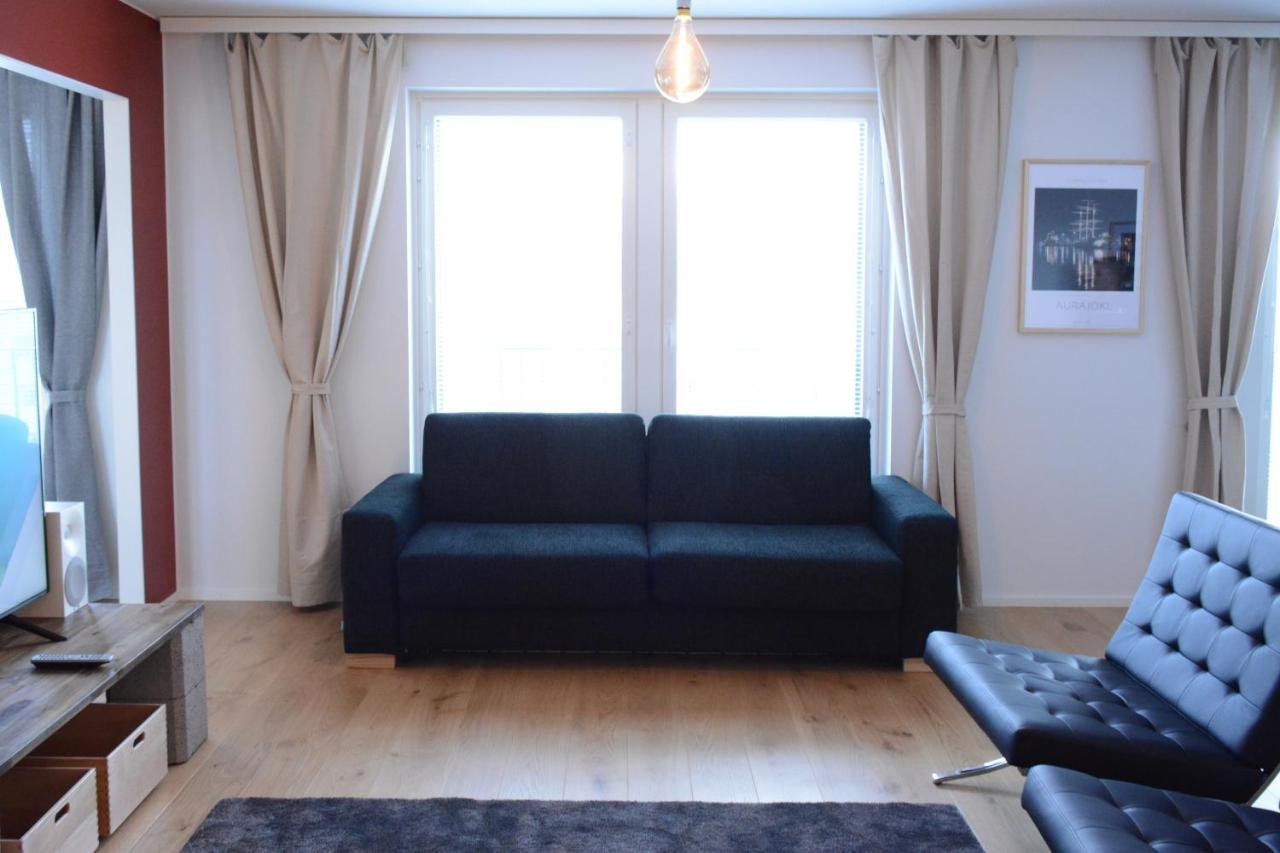 Riverside Lux With 2 Bedrooms, Car Park Garage And Sauna ตูร์กู ภายนอก รูปภาพ