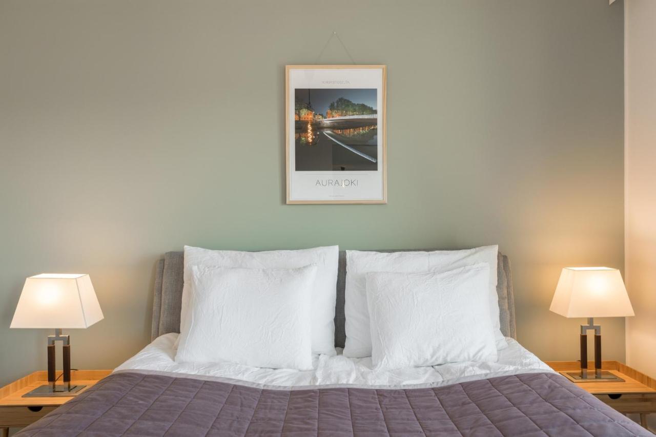 Riverside Lux With 2 Bedrooms, Car Park Garage And Sauna ตูร์กู ภายนอก รูปภาพ